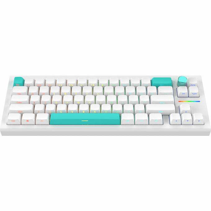 Nubi Tastatura gaming NUBI NK68 Pro, RGB, Mecanica, White - IT-Fashion.ro