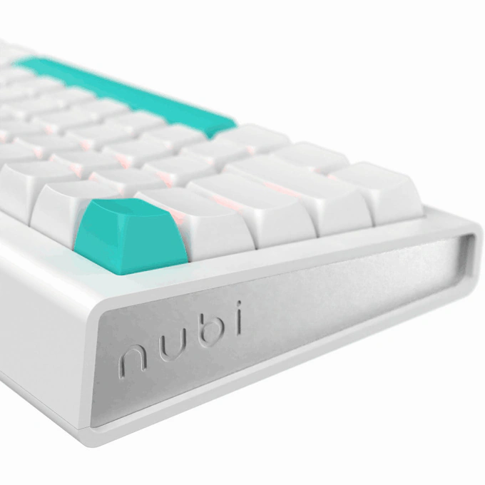 Tastatura gaming NUBI NK68 Pro, RGB, Mecanica, White - Imagine 4