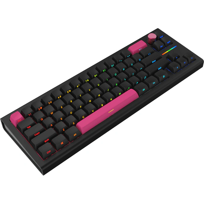 Tastatură Gaming NUBI NK68-PRO-WL-BL-ANSI, Wireless, Mecanică, Hot-Swappable, RGB, ANSI, Black - Imagine 3