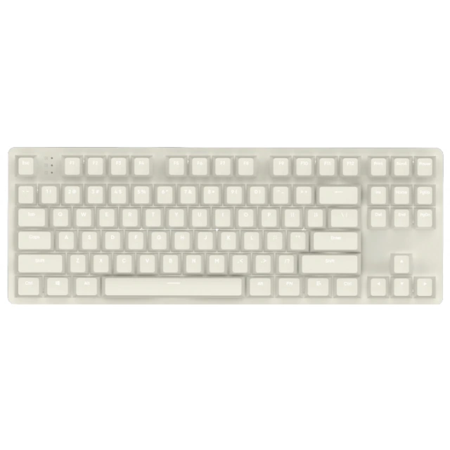 Tastatură mecanică cu fir NUBI NK87-WH-ANSI, White - Imagine 1