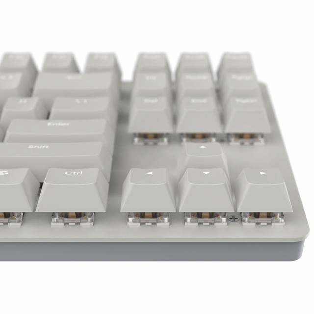 Tastatură mecanică cu fir NUBI NK87-WH-ANSI, White - Imagine 6