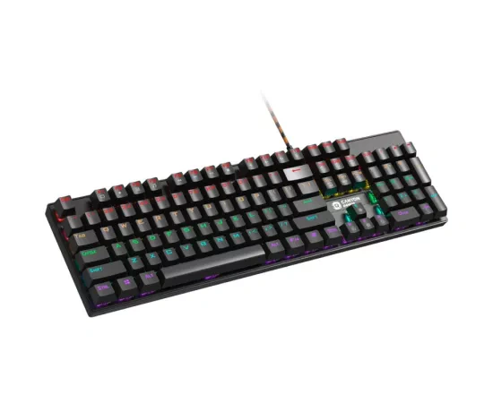 Tastatura mecanică de gaming CANYON Deimos GH-4 RGB, USB, Gray - Imagine 2