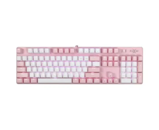 Tastatura mecanică de gaming FOXXRAY HKM-68 Pinklove RGB - Imagine 1