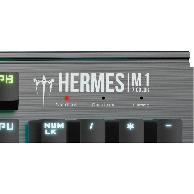 Tastatura mecanică de gaming Gamdias Hermes M1 RGB (HERMES-M1-BN) - Imagine 5