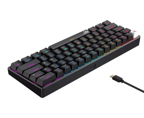 Tastatura mecanică de gaming HAVIT KB903L-BK RGB, USB, Black - Imagine 4