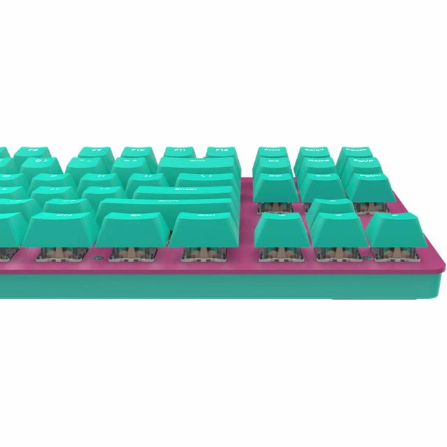 Tastatură Mecanică de gaming NUBI NK87-ICE-ANSI, Blue/Pink - Imagine 4