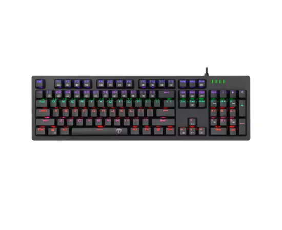 Tastatură mecanică de gaming T-Dagger Bermuda T-TGK312 cu iluminare Rainbow - Imagine 1
