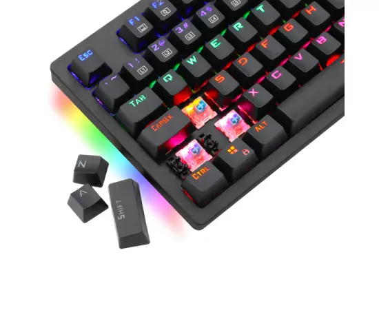 Tastatură mecanică de gaming T-Dagger Bermuda T-TGK312 cu iluminare Rainbow - Imagine 4
