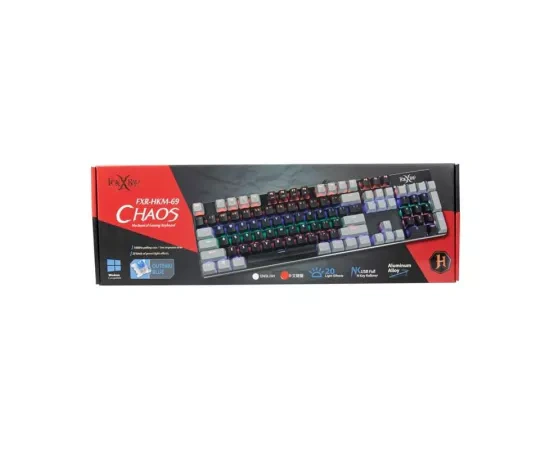 Tastatura mecanică de gaming TRUST FOXXRAY TTFXHKM69CHAOS RGB USB Negru - Imagine 3