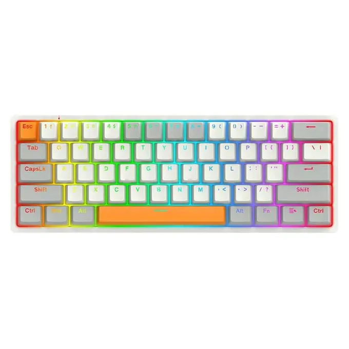 Tastatură mecanică Redragon K642WGO-RGB Akali – compactă, RGB, hot-swappable - Imagine 1
