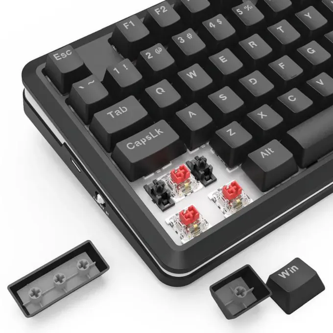 Tastatură mecanică wireless Redragon StormRazor K713RGB-PRO cu iluminare RGB și 3 moduri de conectare - Imagine 5