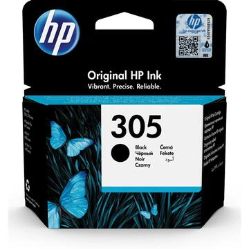 Cartuș original HP 305 Black 3YM61AE – cerneală neagră de înaltă calitate pentru imprimante HP DeskJet și ENVY - Imagine 1