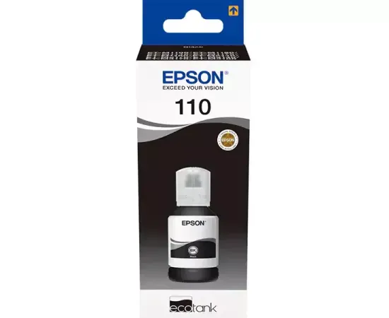 Cerneala EPSON 110 EcoTank C13T03P14A, Negru - Imagine 1
