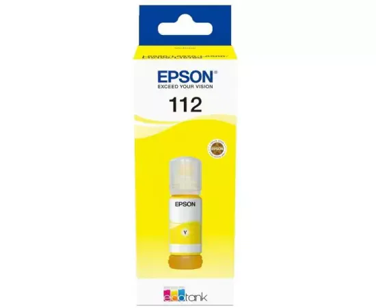 Cerneala EPSON 112 C13T06C44A, EcoTank, 70 ml, Yellow - Imagine 1