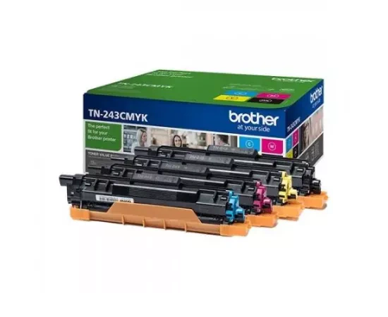 Set tonere originale Brother TN243CMYK – Black, Cyan, Magenta, Yellow - Imagine 1