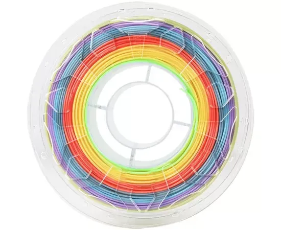 Filament Creality CR-PLA Rainbow 1kg, 1.75mm, gradient multicolor - Imagine 1