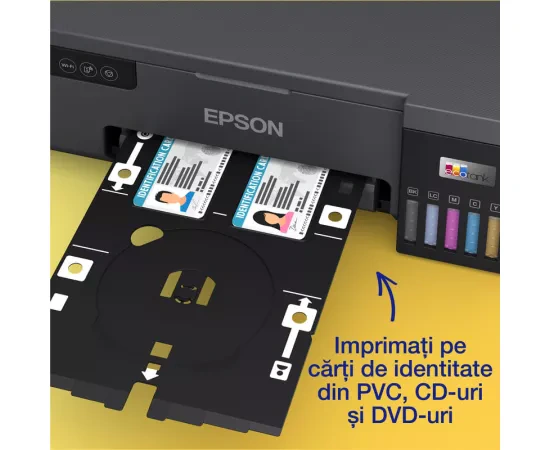 Imprimanta Epson EcoTank L8050 C11CK37402, InkJet CISS, A4, Wireless, Negru - Imagine 5