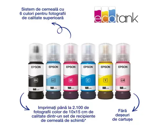 Imprimanta Inkjet Epson L18050 EcoTank A3+ cu Wi-Fi și CISS integrat - Imagine 3