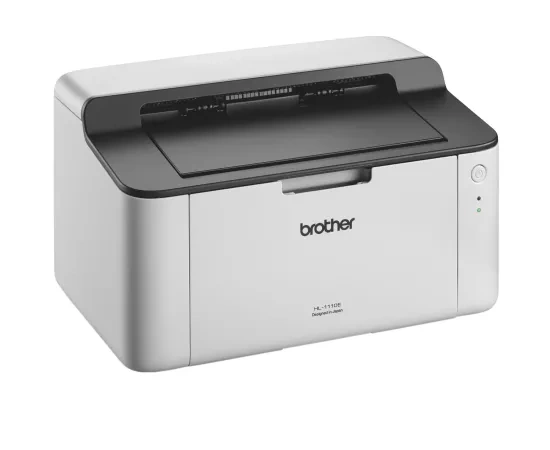 Brother Imprimanta Laser BROTHER HL-1110, Monocrom, A4, USB, Tava coli: 150 coli, Grey - IT-Fashion.ro