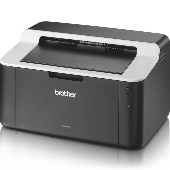 Brother Imprimantă laser BROTHER HL-1112E, Monocrom, A4, 20ppm Negru/Gri - IT-Fashion.ro