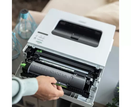 Imprimanta Laser BROTHER HL-B2180DW, Monocrom, A4, Duplex, USB/LAN/Wi-Fi, Tava coli: 250 coli, Grey - Imagine 5