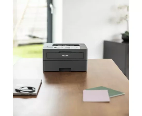 Imprimanta Laser BROTHER HL-L2402D, Monocrom, A4, Duplex, USB, Tava coli: 250 coli, Grey - Imagine 4
