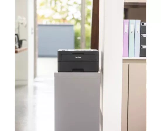Imprimanta Laser BROTHER HL-L2460DN, Monocrom, A4, Duplex, USB/LAN, Tava coli: 250 coli, Black - Imagine 4