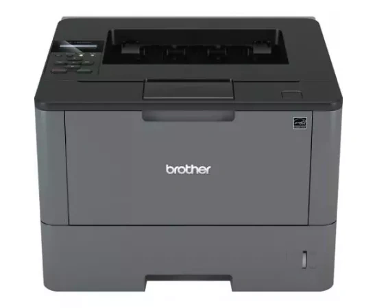 Imprimanta Laser BROTHER HL-L5000D, Monocrom, A4, Duplex, USB/LAN, Tava coli: 250 coli, Grey-Black - Imagine 1