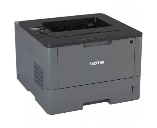 Imprimanta Laser BROTHER HL-L5000D, Monocrom, A4, Duplex, USB/LAN, Tava coli: 250 coli, Grey-Black - Imagine 3