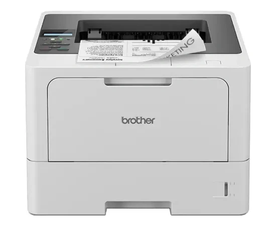 Imprimanta Laser BROTHER HL-L5210DN, Monocrom, A4, Duplex, USB/LAN, Tava coli: 250 coli, Grey-Black - Imagine 1