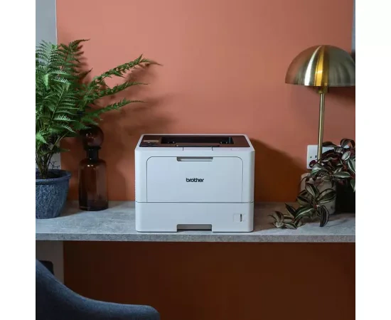 Imprimanta Laser BROTHER HL-L5210DW, Monocrom, A4, Duplex, USB/LAN/Wi-Fi, Tava coli: 250 coli, White-Black - Imagine 6