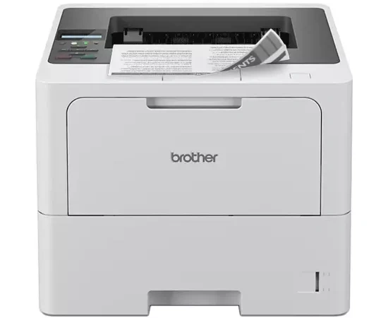 Imprimanta Laser BROTHER HL-L6210DW, Monocrom, A4, Duplex, USB/LAN/Wi-Fi, Tava coli: 520 coli, Grey - Imagine 1