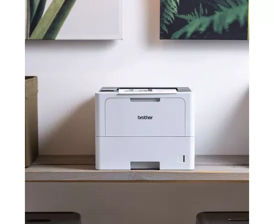 Imprimanta Laser BROTHER HL-L6210DW, Monocrom, A4, Duplex, USB/LAN/Wi-Fi, Tava coli: 520 coli, Grey - Imagine 6