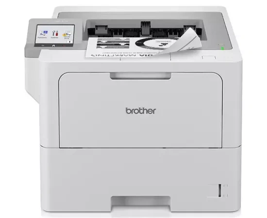 Imprimanta Laser BROTHER HL-L6410DN, Monocrom, A4, Duplex, USB/LAN, Tava coli: 520 coli, Grey - Imagine 1