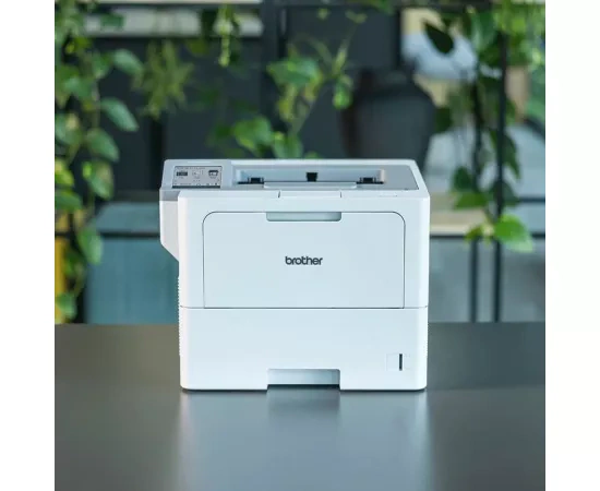 Imprimanta Laser BROTHER HL-L6410DN, Monocrom, A4, Duplex, USB/LAN, Tava coli: 520 coli, Grey - Imagine 6
