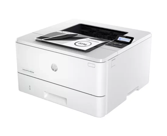Imprimanta Laser HP LaserJet Pro 4002dw, Monocrom, A4, Duplex, USB/LAN/Wi-Fi, Tava coli: 150 coli, White - Imagine 3