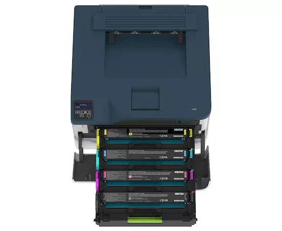 Imprimanta Laser XEROX C230, Color, A4, Duplex, USB/LAN/Wi-Fi, Tava coli: 250 coli, White-Blue - Imagine 3