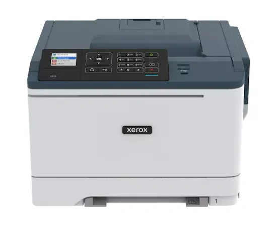 Imprimanta Laser XEROX C310, Color, A4, Duplex, USB/LAN/Wi-Fi, Tava coli: 250 coli, White-Blue - Imagine 1