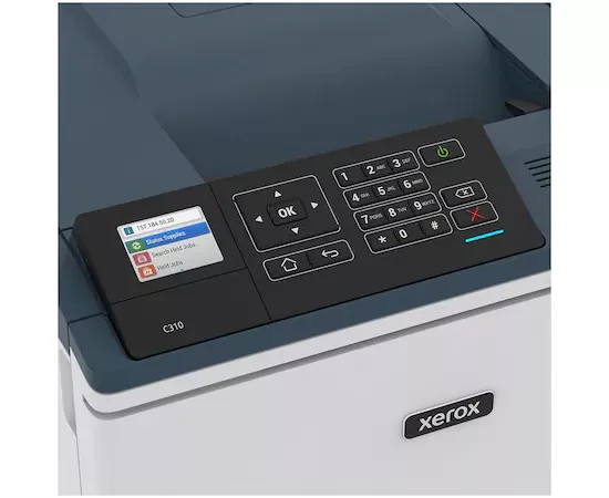 Imprimanta Laser XEROX C310, Color, A4, Duplex, USB/LAN/Wi-Fi, Tava coli: 250 coli, White-Blue - Imagine 3