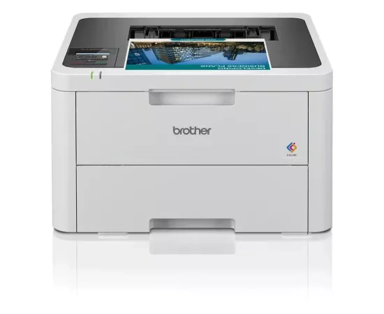 Imprimanta LED BROTHER HL-L3220CW, Color, A4, USB/Wi-Fi, Tava coli: 250 coli, White-Black - Imagine 1