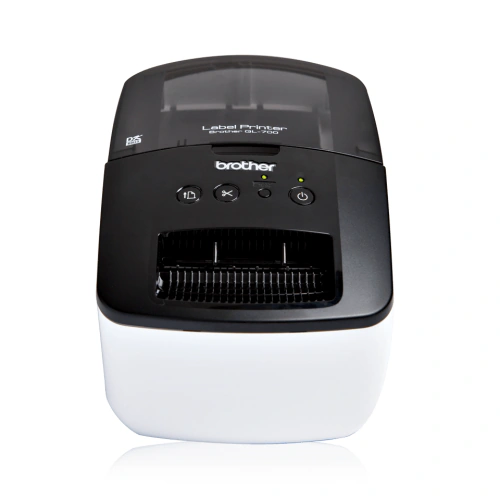 Imprimantă termică de etichete BROTHER QL700RF1, Monocrom, 300 Dpi, Alb - Imagine 1
