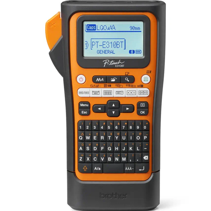 Imprimanta termica pentru etichete BROTHER PTE310BTVPQL1, Termica, Monocrom, Banda 18 mm, Bluetooth - Imagine 1