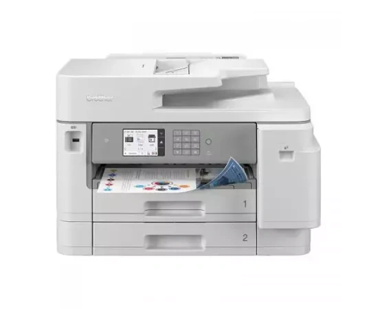 Multifunctional inkjet color Brother MFC-J5955DW, Duplex, ADF, Wireless, A3, Alb - Imagine 1