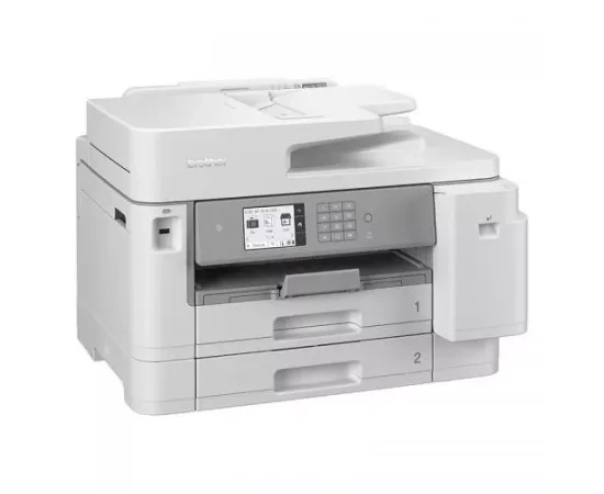 Multifunctional inkjet color Brother MFC-J5955DW, Duplex, ADF, Wireless, A3, Alb - Imagine 3