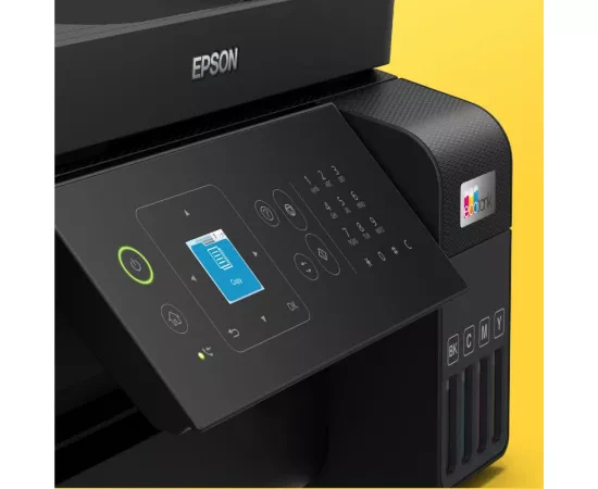 Multifunctional inkjet color CISS Epson EcoTank L5590 C11CK57403, Negru - Imagine 5