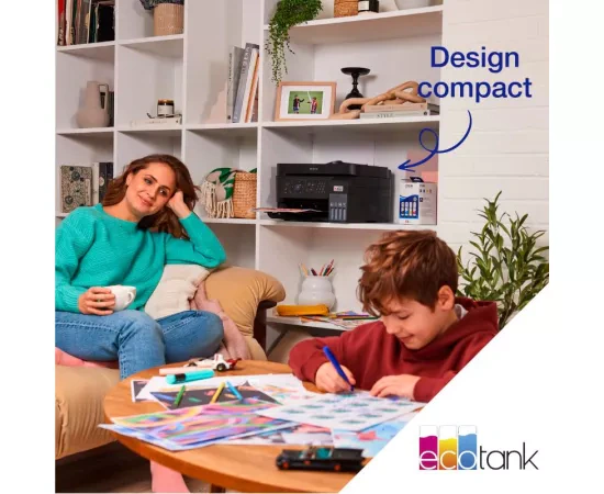 Multifunctional inkjet color CISS Epson EcoTank L5590 C11CK57403, Negru - Imagine 9