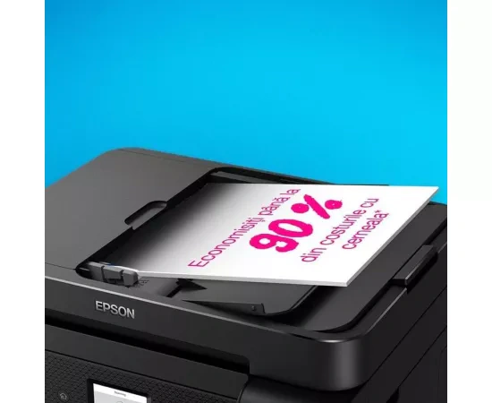 Multifunctional inkjet Color CISS Epson EcoTank L6290C11CJ60404, A4, Wireless, ADF, Fax, Negru - Imagine 6