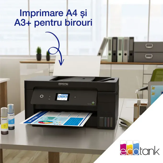 Multifuncțional Inkjet Color EPSON EcoTank L14150 A3 Wi‑Fi All‑in‑One - Imagine 10