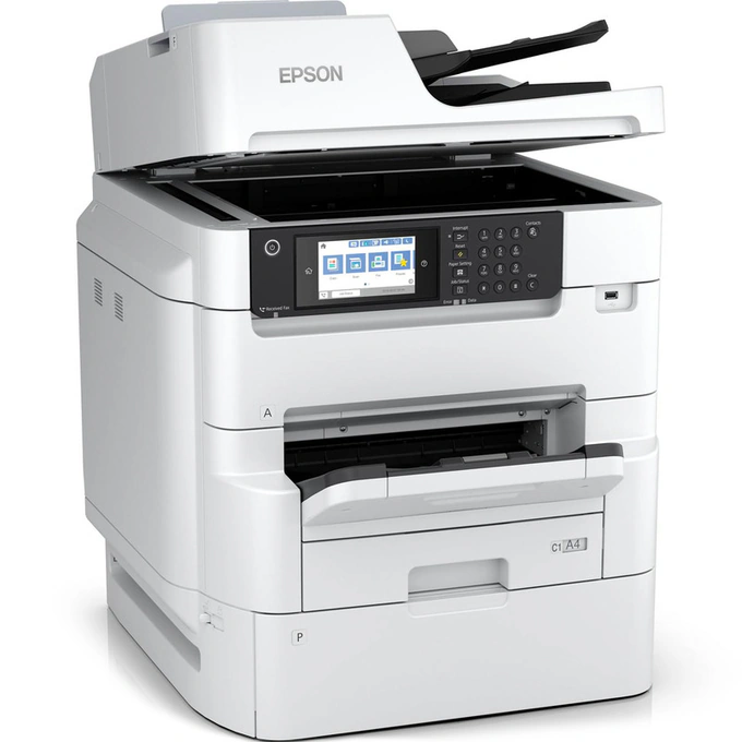 EPSON Multifunctional inkjet color EPSON WorkForce Pro WF-C879RDWF + Stand cu role + Tava suplimentara 500 coli - IT-Fashion.ro