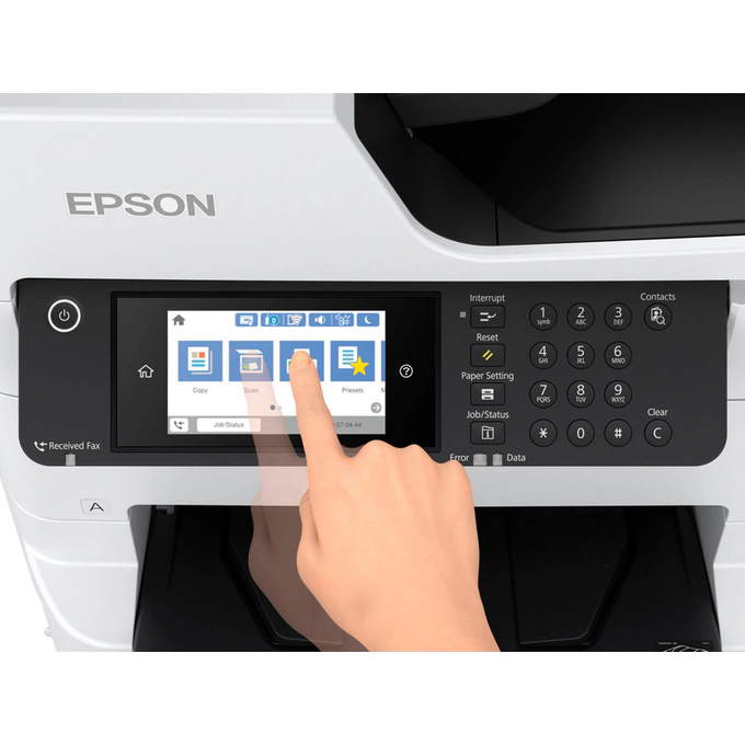 Multifunctional inkjet color EPSON WorkForce Pro WF-C879RDWF + Stand cu role + Tava suplimentara 500 coli - Imagine 6